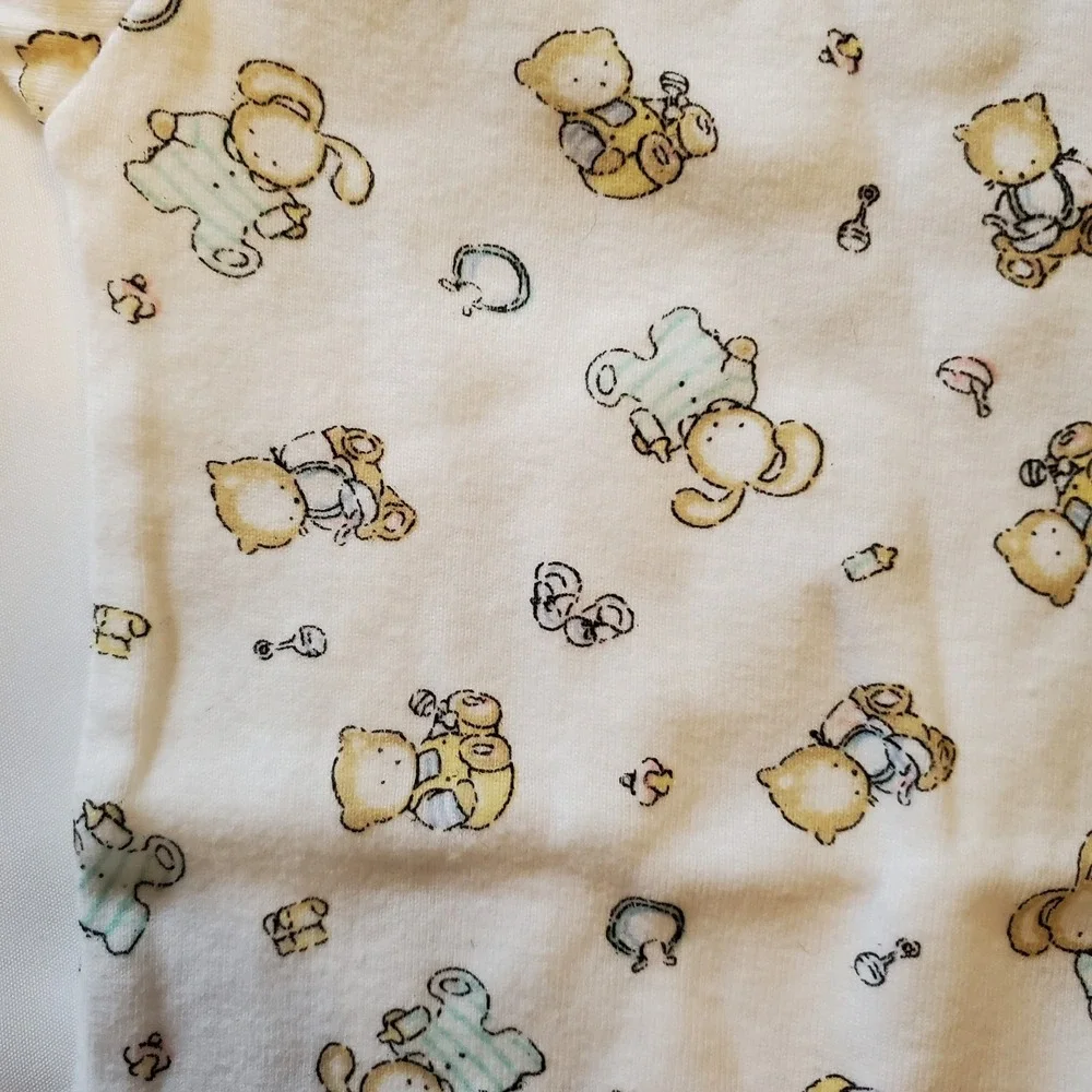 Miniwear Baby All Over‎ Print Bear Animal Bodysuit Outfit Small